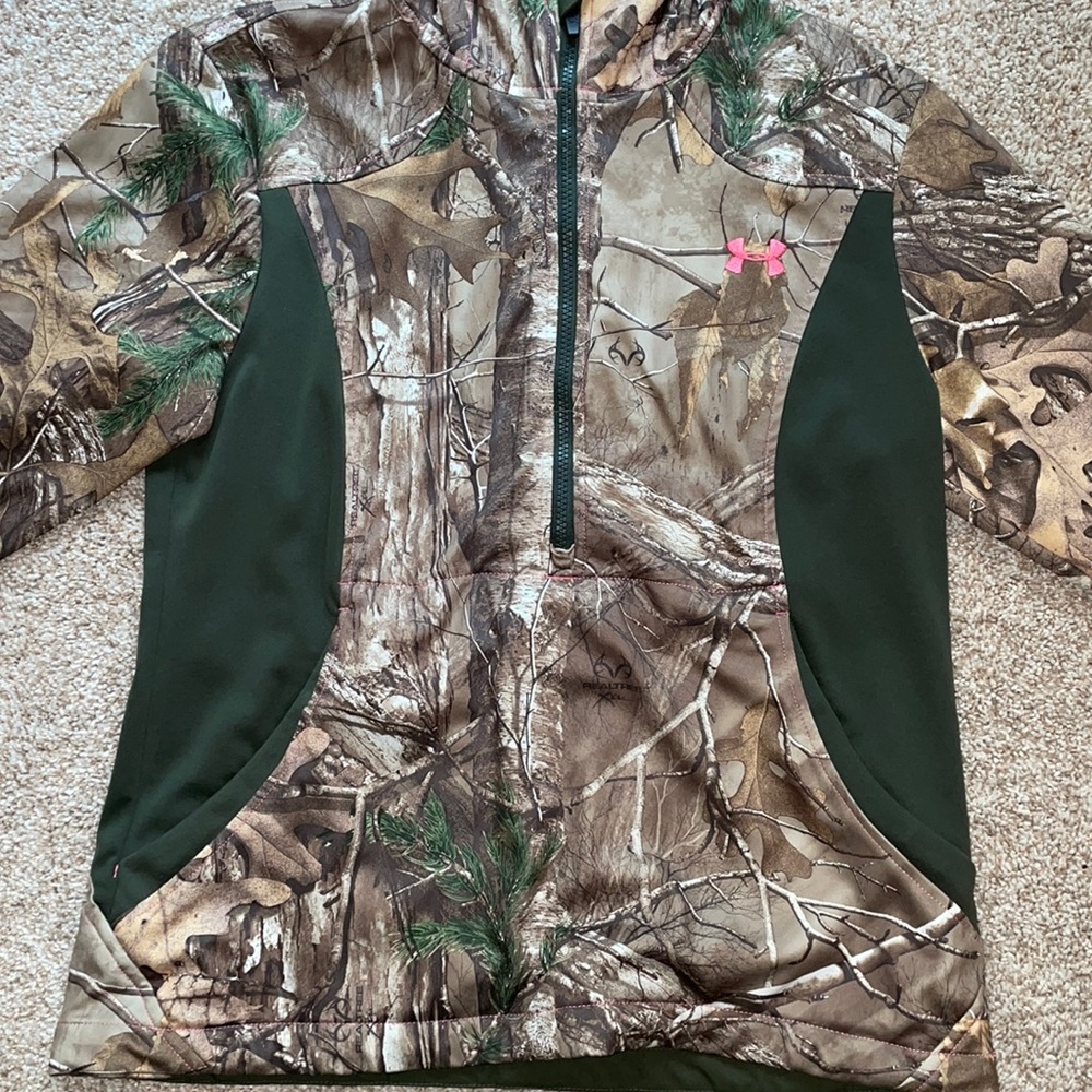 Long Sleeve Zip UA RealTree Camo Jacket